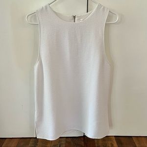 Violet + Claire White Sleeveless Tunic Top, Women's Size S